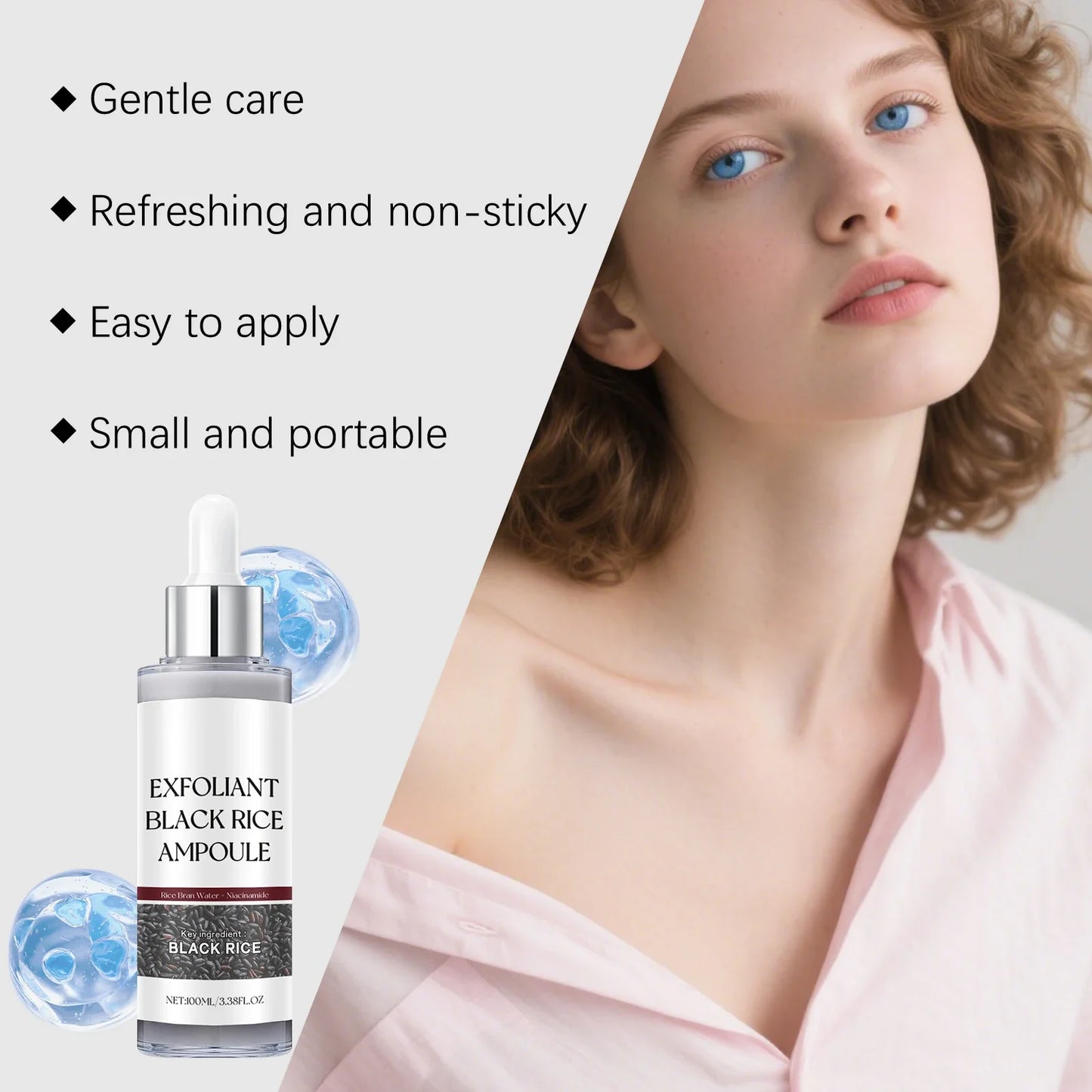 Black Rice Face Exfoliating Essence – Smooth & Soften Skin 100ml