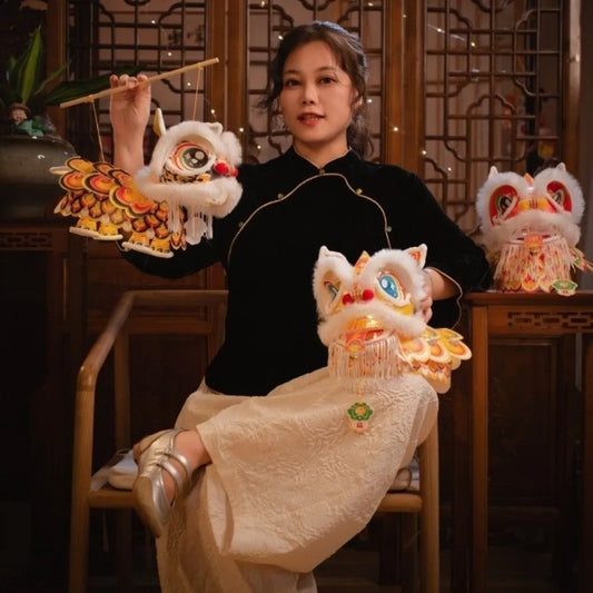 2026 Lion Dance Lantern DIY Kit | Chinese New Year Craft DIY Festive Lantern Oasis Select