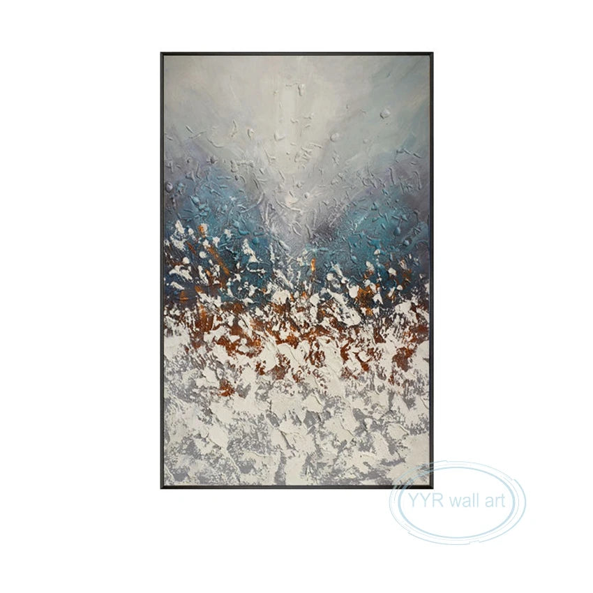 Unique Abstract Acrylic Drawing Wall Art Decoration For Living Room Bedroom Porch 100% Handmade Artwork On Canvas Unframed Image Peaceful Pleasures Health and Wellness No frame 2 50cmx75cm