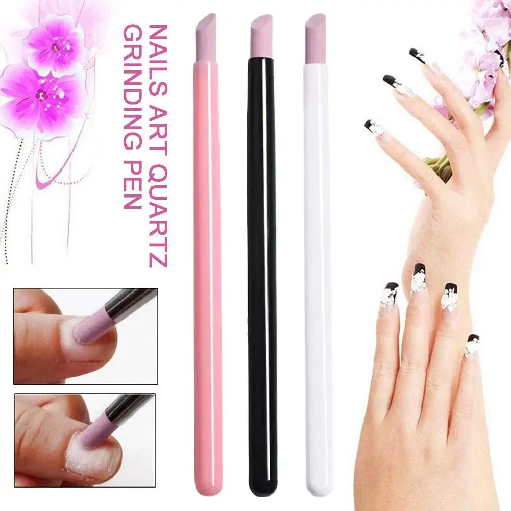 Ceramic Nail Buffer Pen – Cuticle & Gel Polish Remover Tool