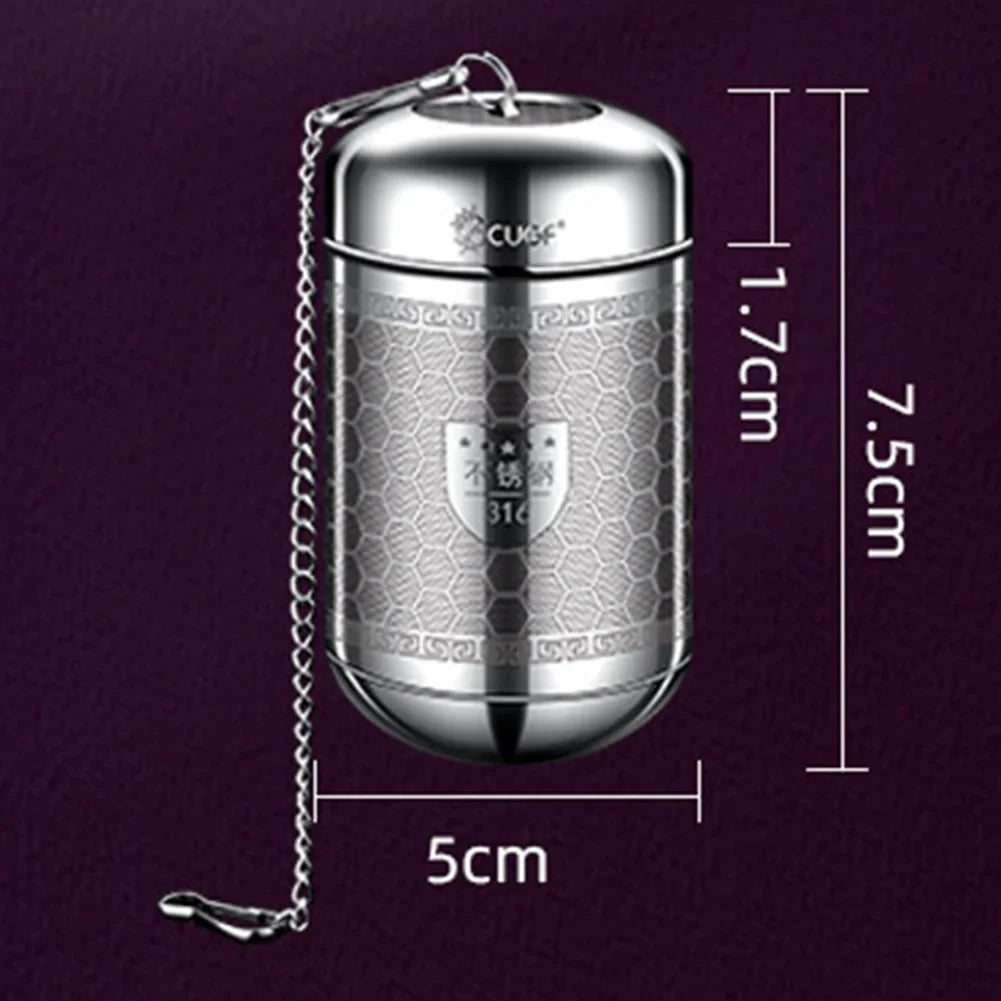 Stainless Steel Tea Infuser Ball – Fine Mesh Loose Leaf Strainer