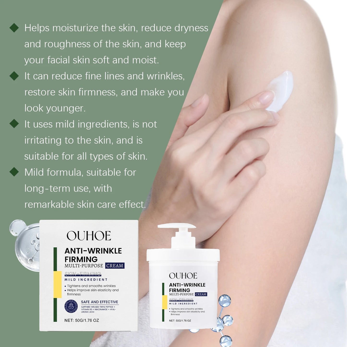 Face Firming Cream – Anti-Wrinkle Lifting & Hydrating Moisturizer
