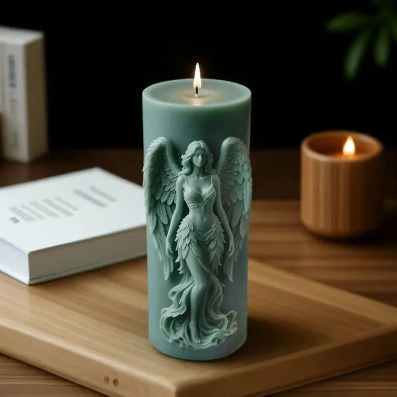 Angel Wings Silicone Candle Mold – DIY Resin & Gypsum Sculpture