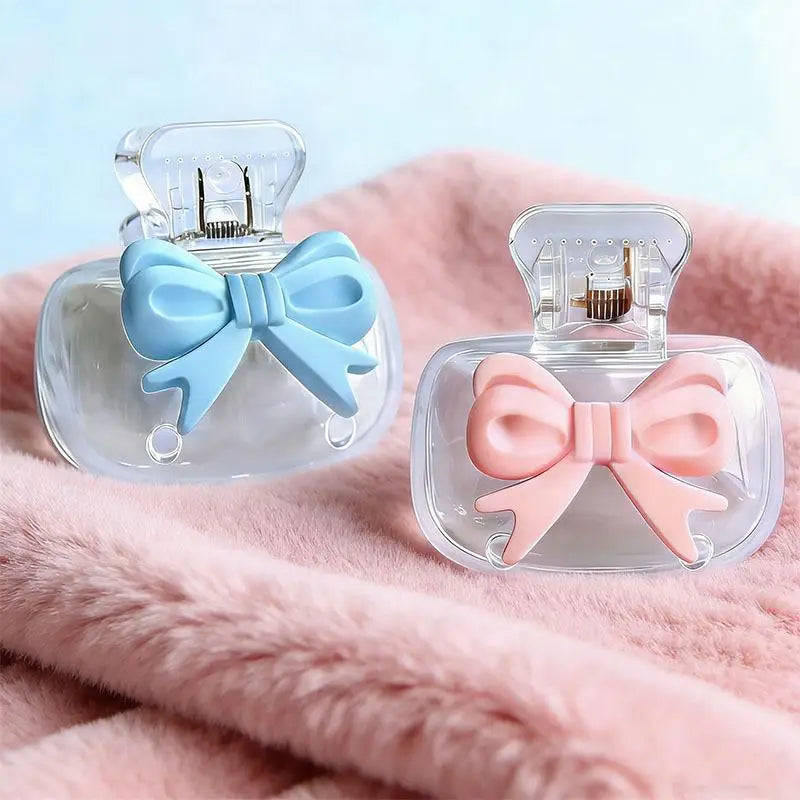 1/2Pcs Cute Cherry Bow Design Toothbrush Storager Toothbrush Head Features Dual Holes For Drainage And Ventilation Peaceful Pleasures Health and Wellness