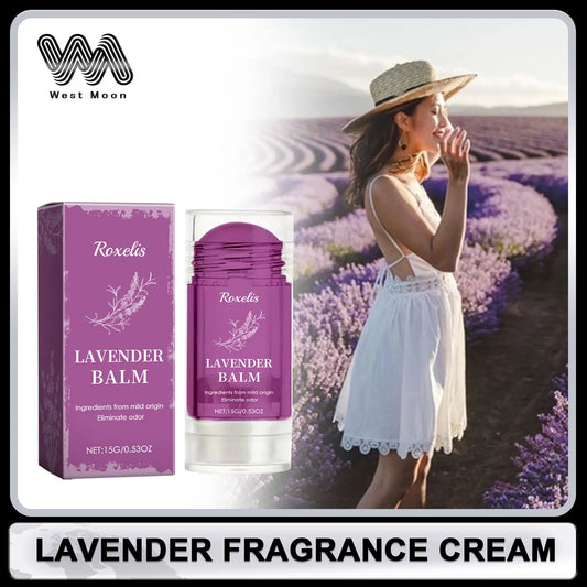 Roxelis Lavender Solid Perfume Balm | Portable Floral Scent 15g Solid Perfume Balm Oasis Select