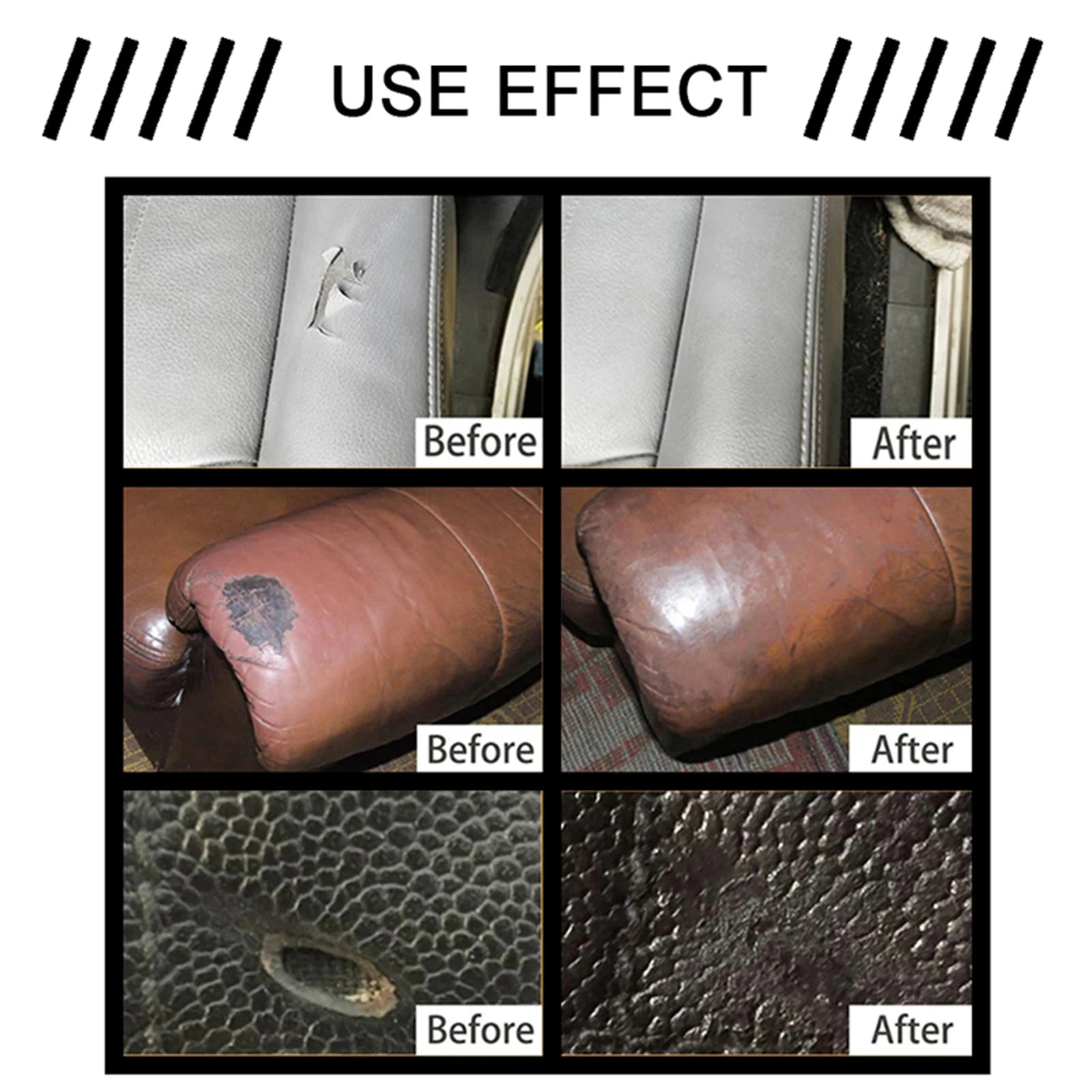 Leather Recoloring Paste Super-fast Drying Leather Repair Gel for Leather & Vinyl Couches Boat Car Seats Furniture Peaceful Pleasures Health and Wellness