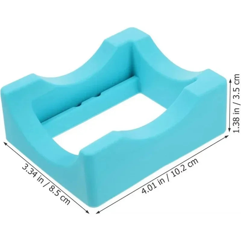 Tumbler Holder For Crafts Decals Tumbler Stand Curvature Supports Cup Holder With Builts-In Slot Mug Glass Silicone Cup Cradle Peaceful Pleasures Health and Wellness