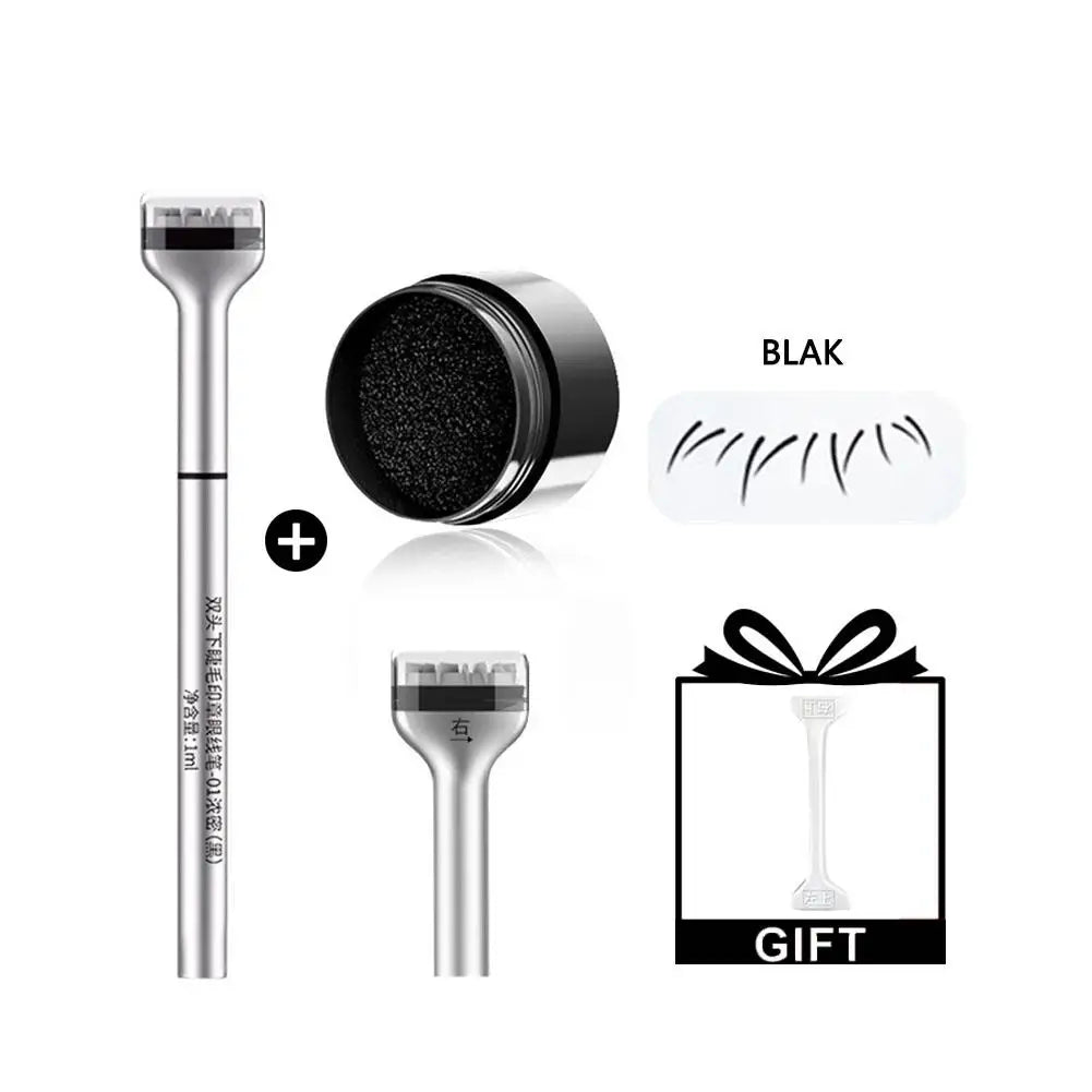 2-in-1 Lower Eyelash Stamp Mascara Stick – Natural & Waterproof