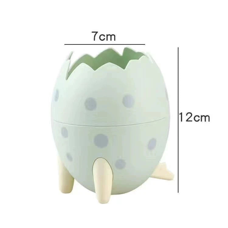 Dinosaur Egg Pen Holder Desk Organizer | Kids Gift Novelty Pen Holder Peaceful Pleasures Health and Wellness green
