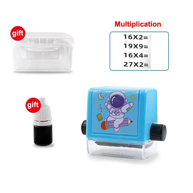 Addition Subtraction Roller Stamps Multiplication Division Exercise