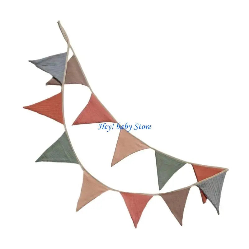 Multicolor Pennant Bunting Garland Flag | Baby Shower & Photos