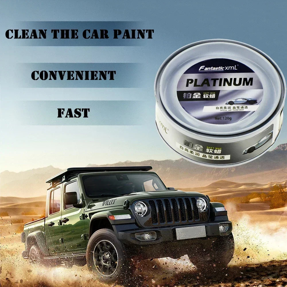 Car Wax Crystal Plating Set Auto Nano Ceramic Coating Scratch Removal Agent Car Wax Polishing Paste Maintenance Care Cream Peaceful Pleasures Health and Wellness