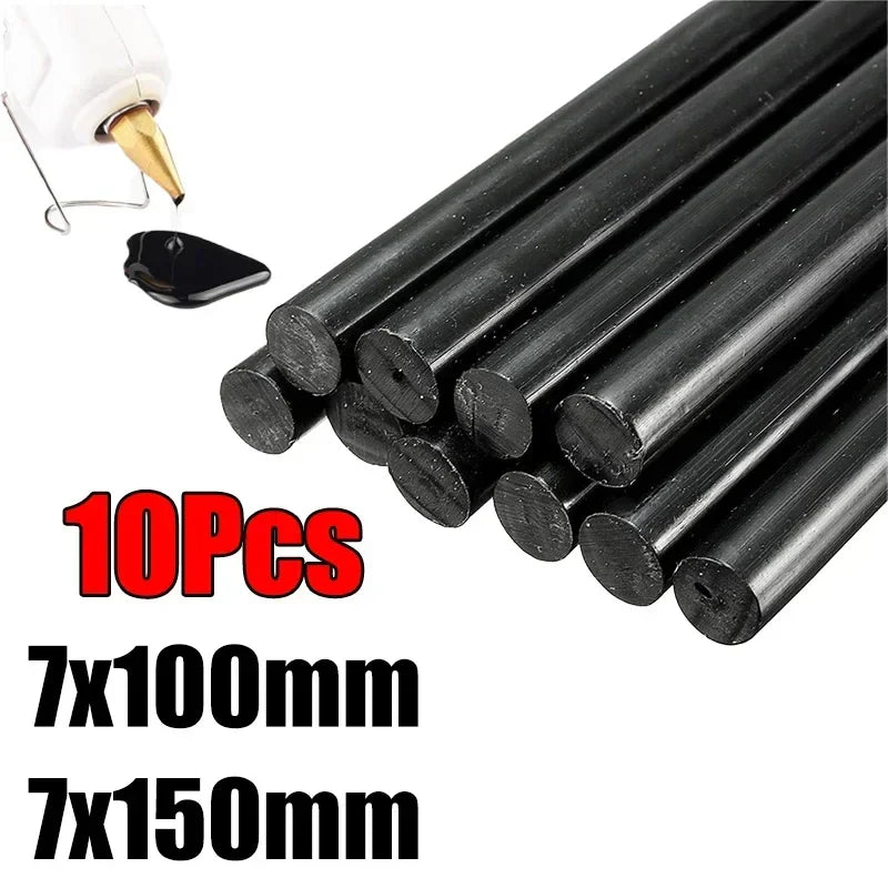 10-Pack Black Hot Melt Glue Sticks – Paintless Dent Repair