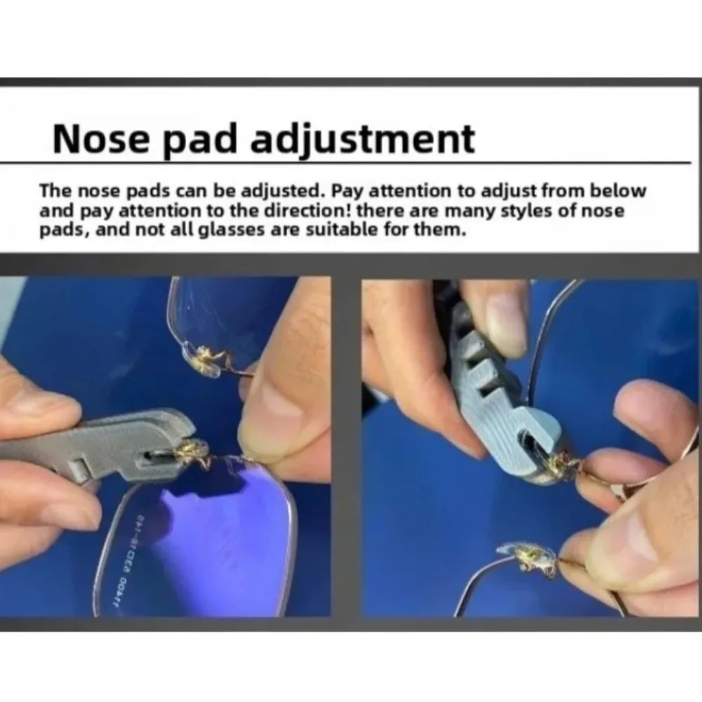Eyeglass Leg Bending Adjustment Tool Leg Bending Repair Tool Eyeglass Frame for Leg Bending Adjustment Eye Glasses Accessories Peaceful Pleasures Health and Wellness