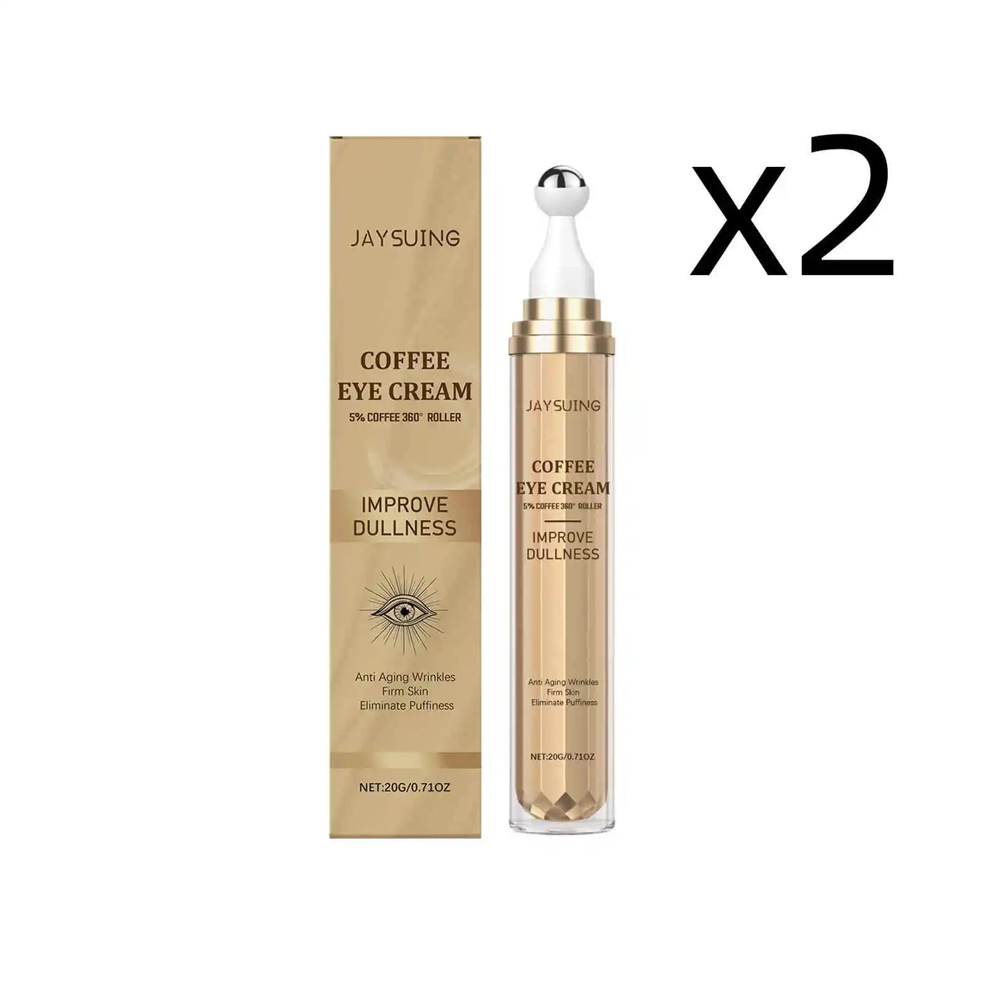 Tightening Eye Cream Reduce Dark Circles Under Eyes Relieve Fine Lines Diminish Dullness Moisturize Hyaluronic Acid Eye Cream Peaceful Pleasures Health and Wellness 2pcsx20g 20g