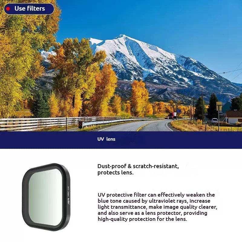 JSR Optical Glass Filters for Insta360 Ace Pro/Pro2 – CPL UV ND