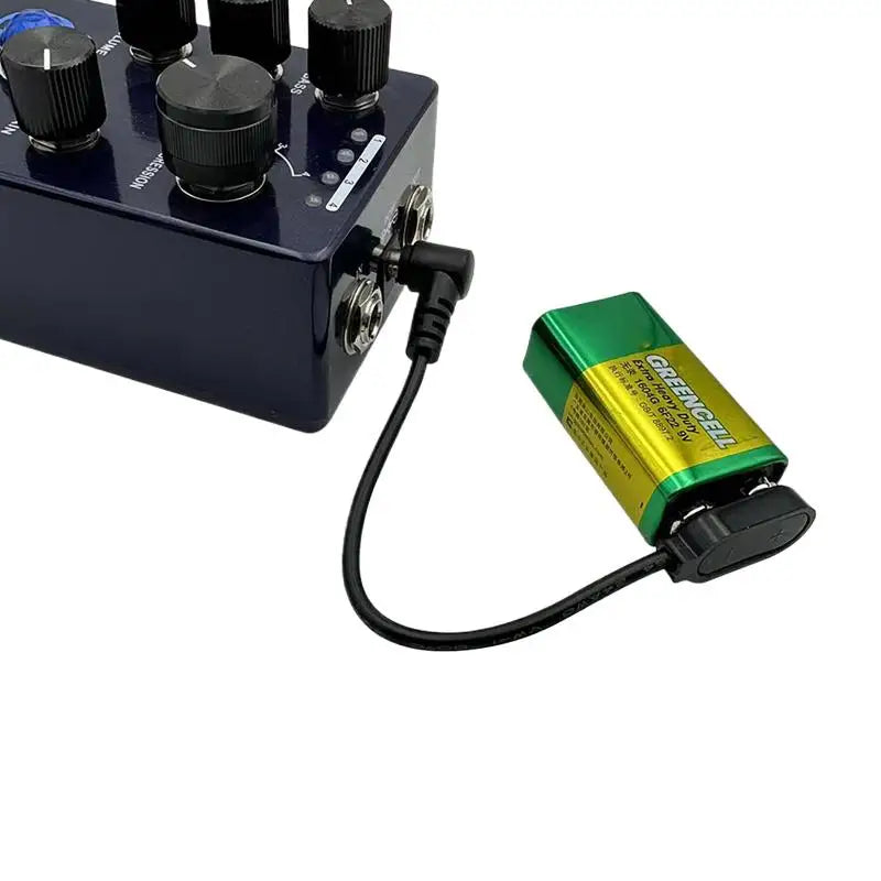 Effect Pedal 9V Battery Clip Converter Power Cable Snap Connector 15CM For Guitar Effect Pedal Battery Power Supply Adapter Peaceful Pleasures Health and Wellness