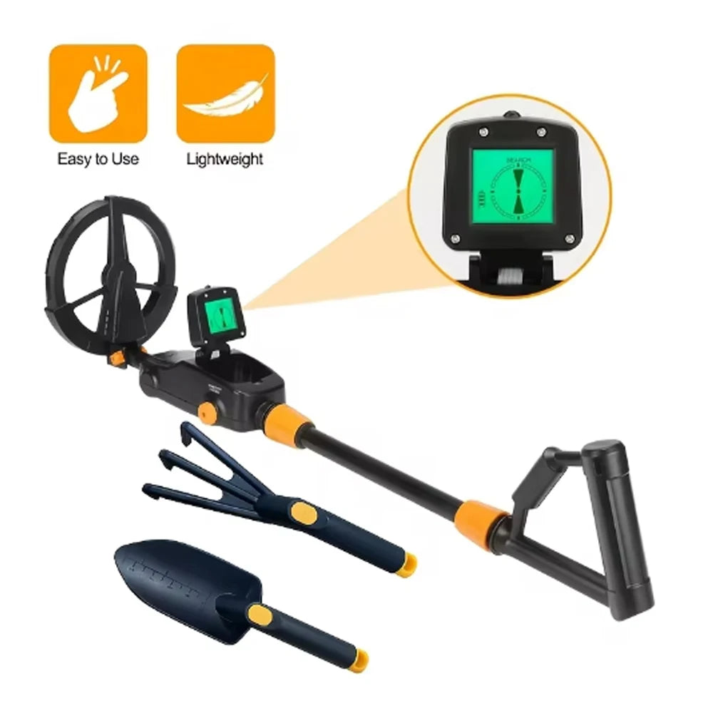 MD1008A Waterproof Metal Detector Handheld Gold Finder,Underground Treasure Tracker Portable Pointer for Coin Relic Hunting Peaceful Pleasures Health and Wellness 1008A SET