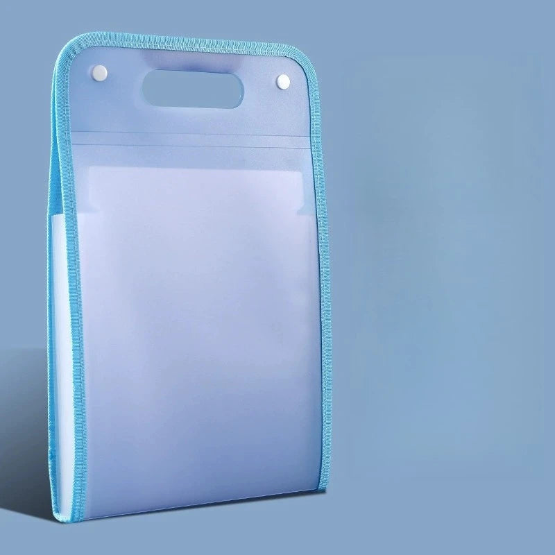 A4 Macaron Accordion File Organizer – 13 Pocket Document Bag