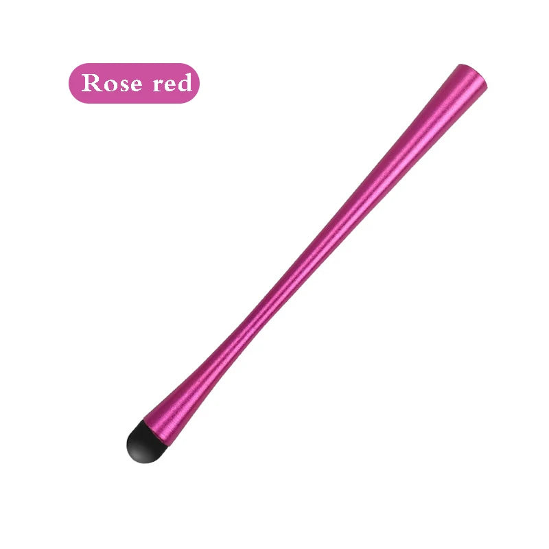 Touch Pen android Universal Stylus Pen Mobile Phone Touch Screen Accessory Metal Electrostatic Capacitive Pencil Tablet Iphone Peaceful Pleasures Health and Wellness Rose red(1pcs)