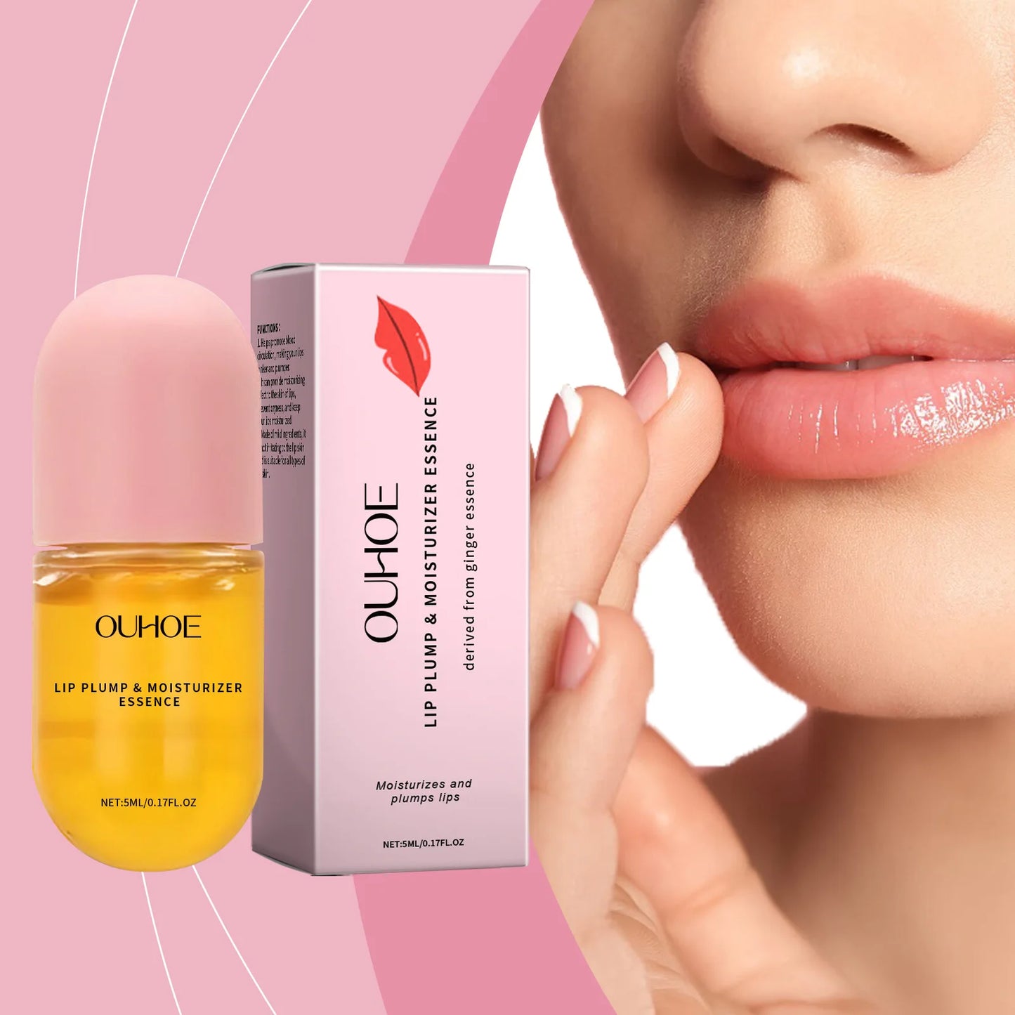 Ouhoe Lip Oil – Moisturizing Repair for Dry & Chapped Lips