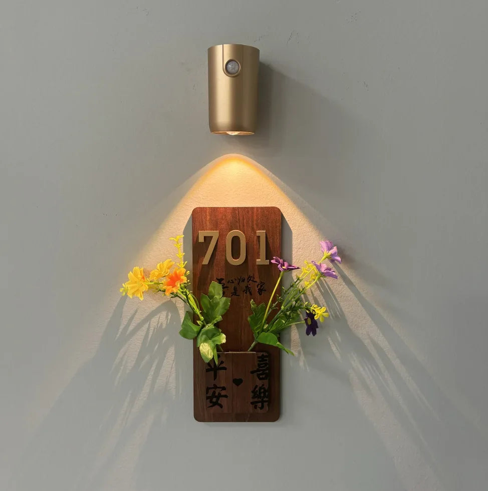 USB Charging Magnetic Induction Door Human Sensing Spotlights Lamp The Atmosphere Aisle Decorative Door Wall Lamp Peaceful Pleasures Health and Wellness