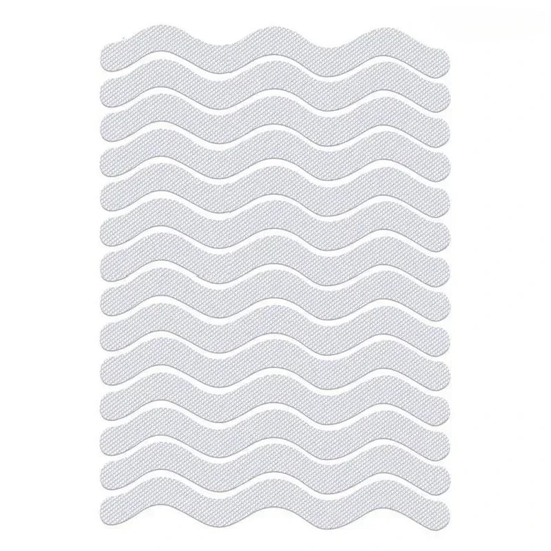 Non-Slip Shower & Bath Strips | Clear PVC Anti-Slip Stickers