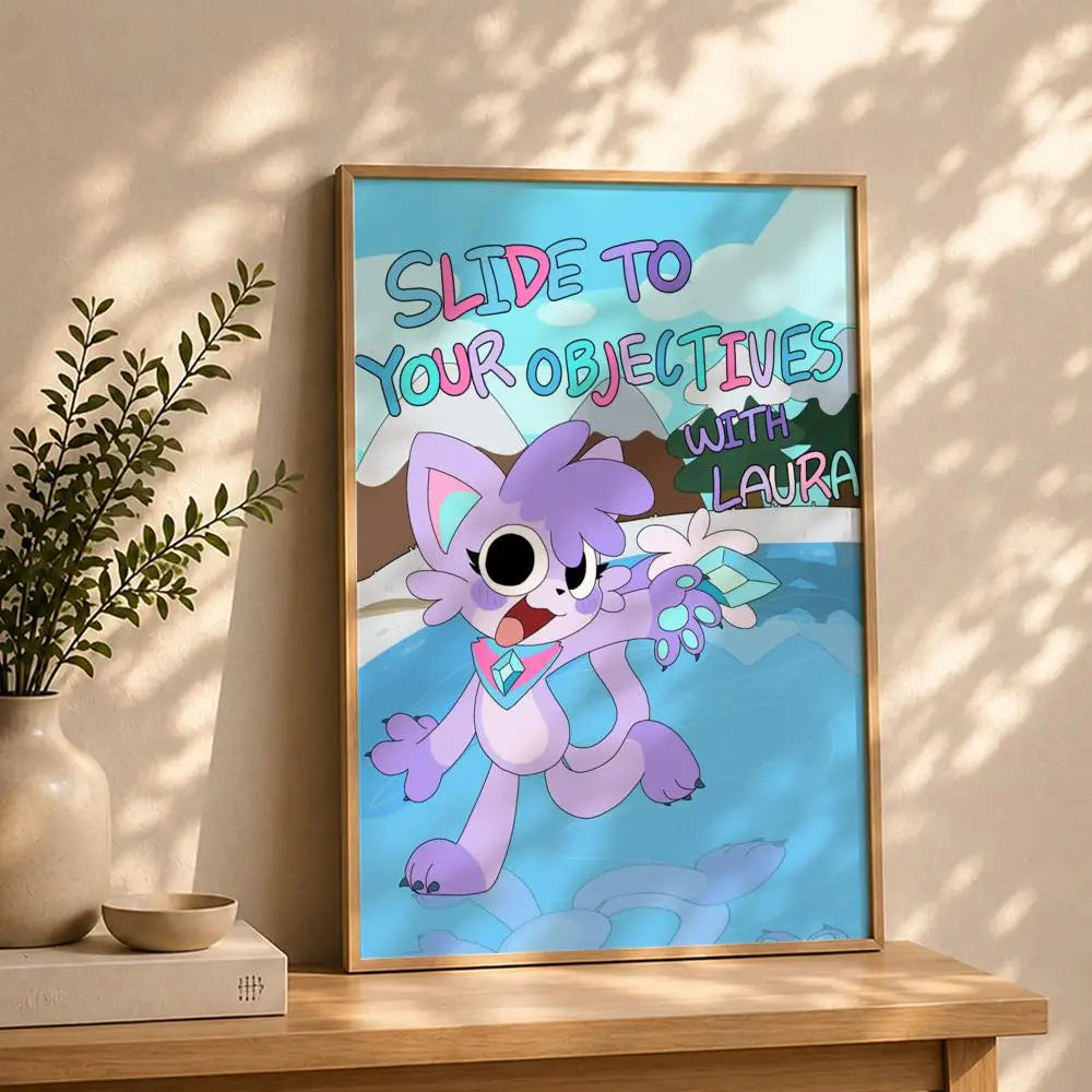 Game D-Dandy's WorldS Poster HD Self Adhesive Waterproof Wall Art Ideal for Home Office Dorm Bedroom Great Gift Peaceful Pleasures Health and Wellness