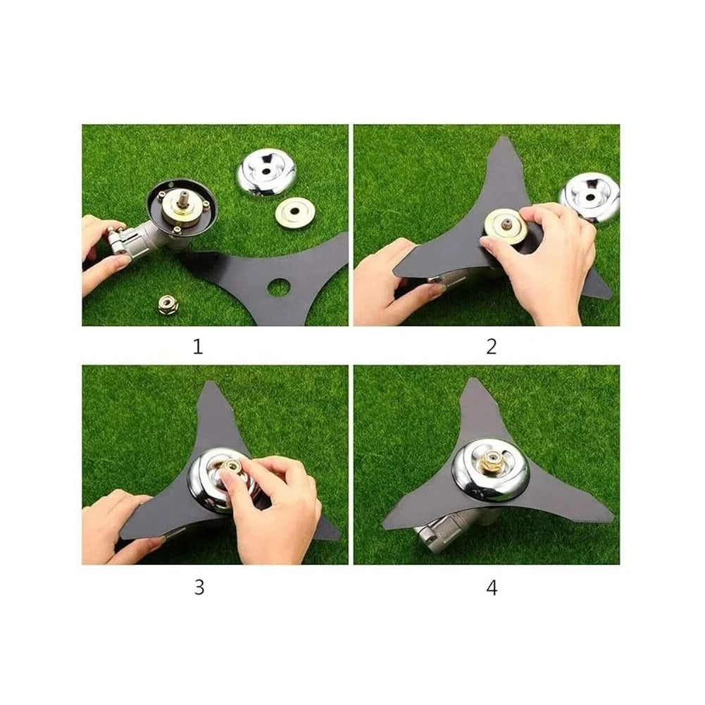 Effective Grass Removal Tool Accessory Wire Brush Cutter Mower Head