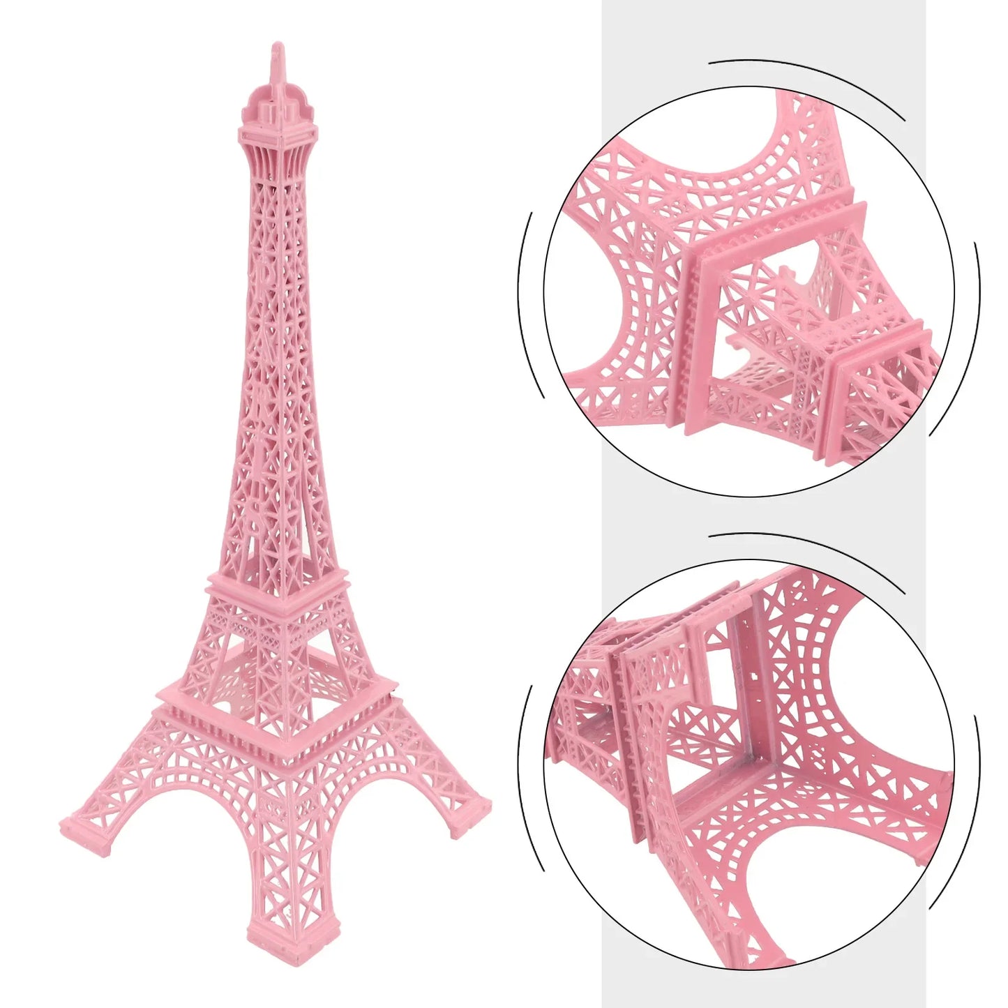 Pink Eiffel Tower Statue 18cm | Desk Ornament & Paris Souvenir