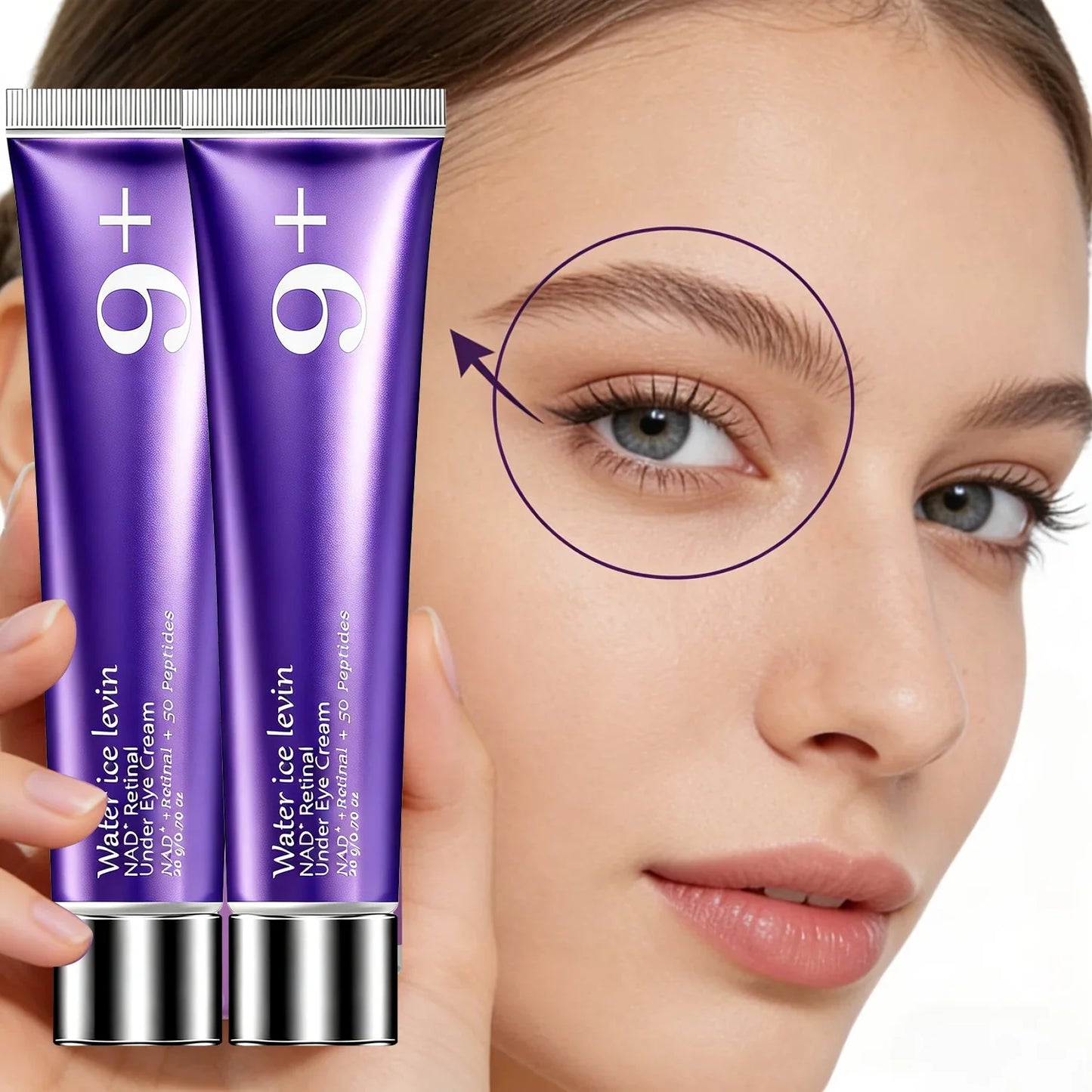 Collagen NAD+ Retinal Under Eye Cream | Peptide Firming Moisturizer
