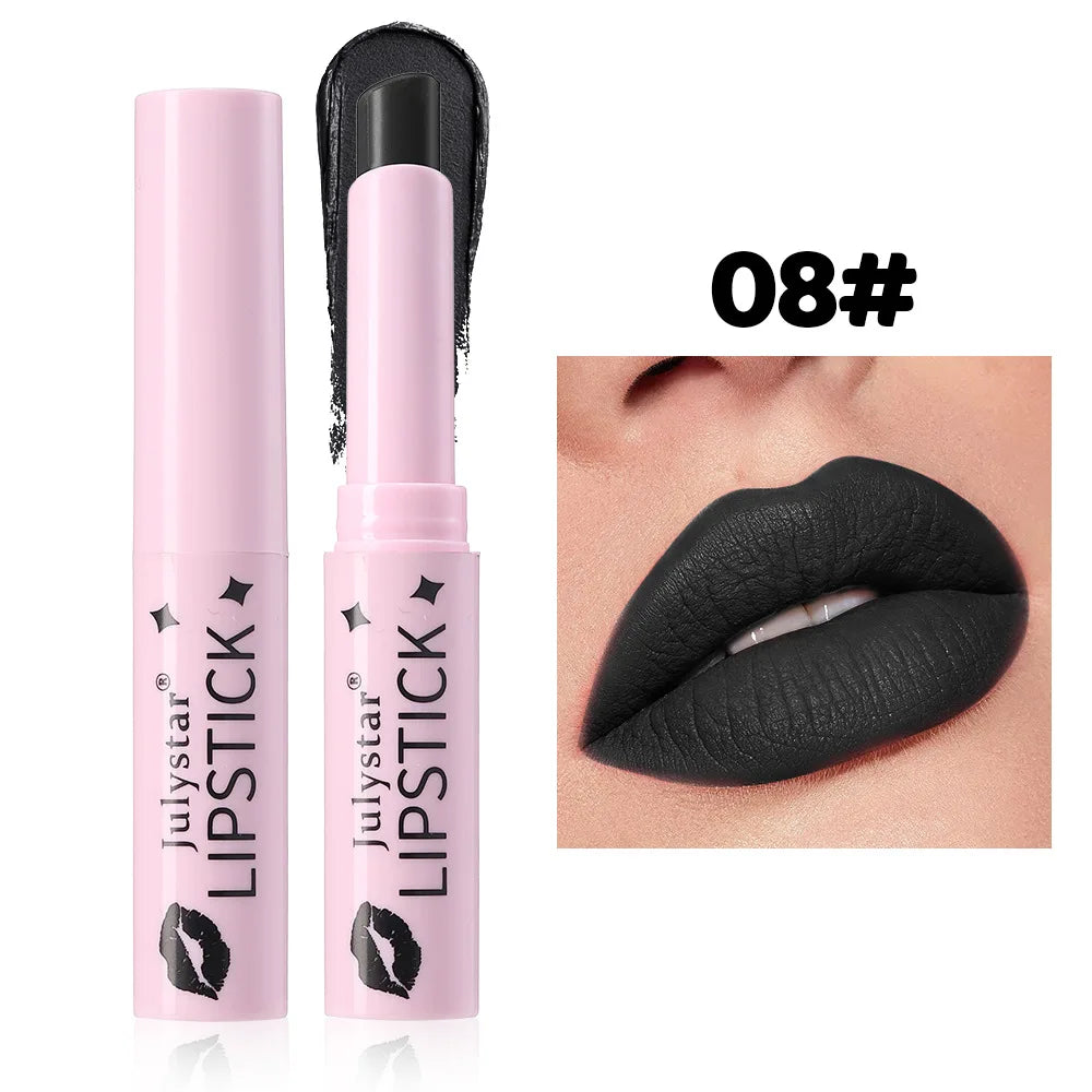 Matte Velvet Lipstick Pen – 8 Colors, Waterproof, Long Lasting