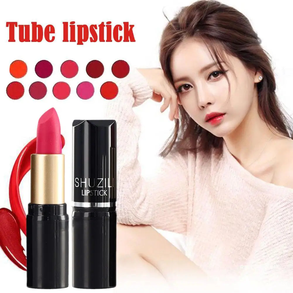 Matte Velvet Lipstick – Waterproof Long-Lasting 12 Shades