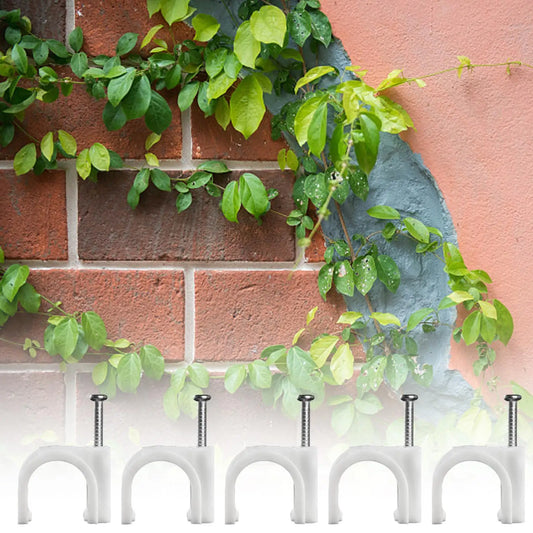 100-Pack Plant Wall Clips – Climbing Plant & Cable Support Plant Support Clips Oasis Select