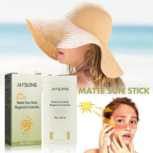 YOUNGCOME Matte Sunscreen Stick – Hydrating Facial Sunblock 18g Facial Sunscreen Stick Peaceful Pleasures Health and Wellness