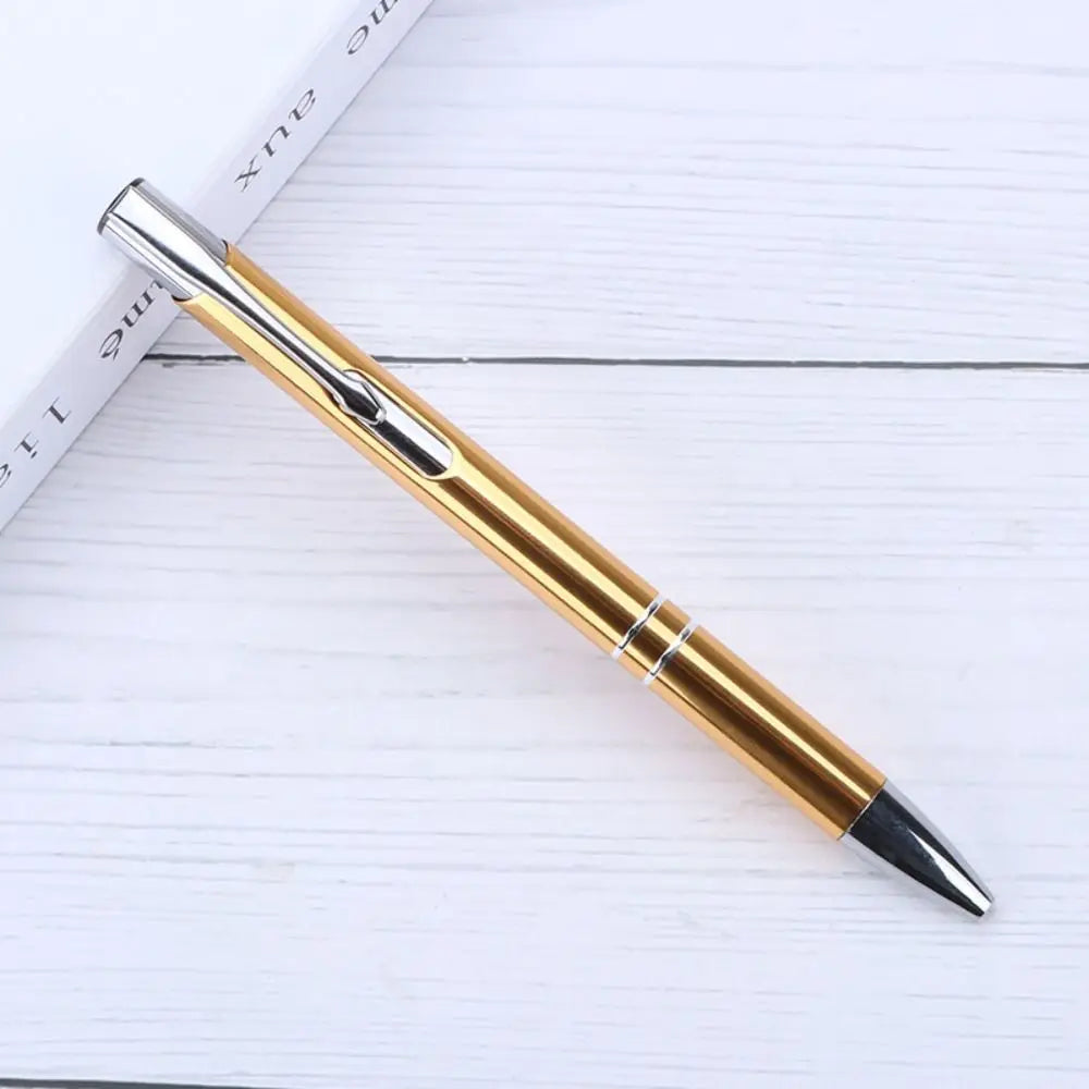 Luxury Metal Ballpoint Pen – Waterproof Aluminum Signature Pen