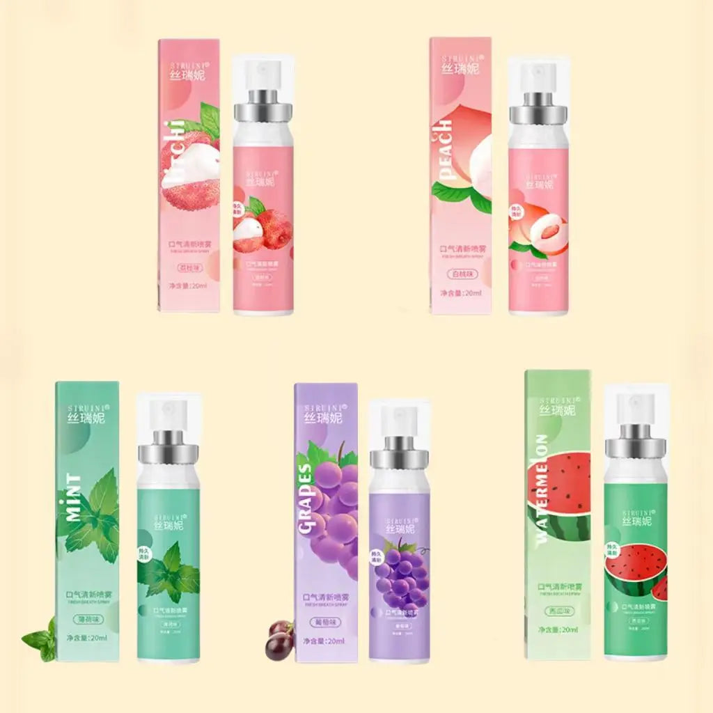Mint & Fruit Oral Freshening Spray – Portable Breath Spray
