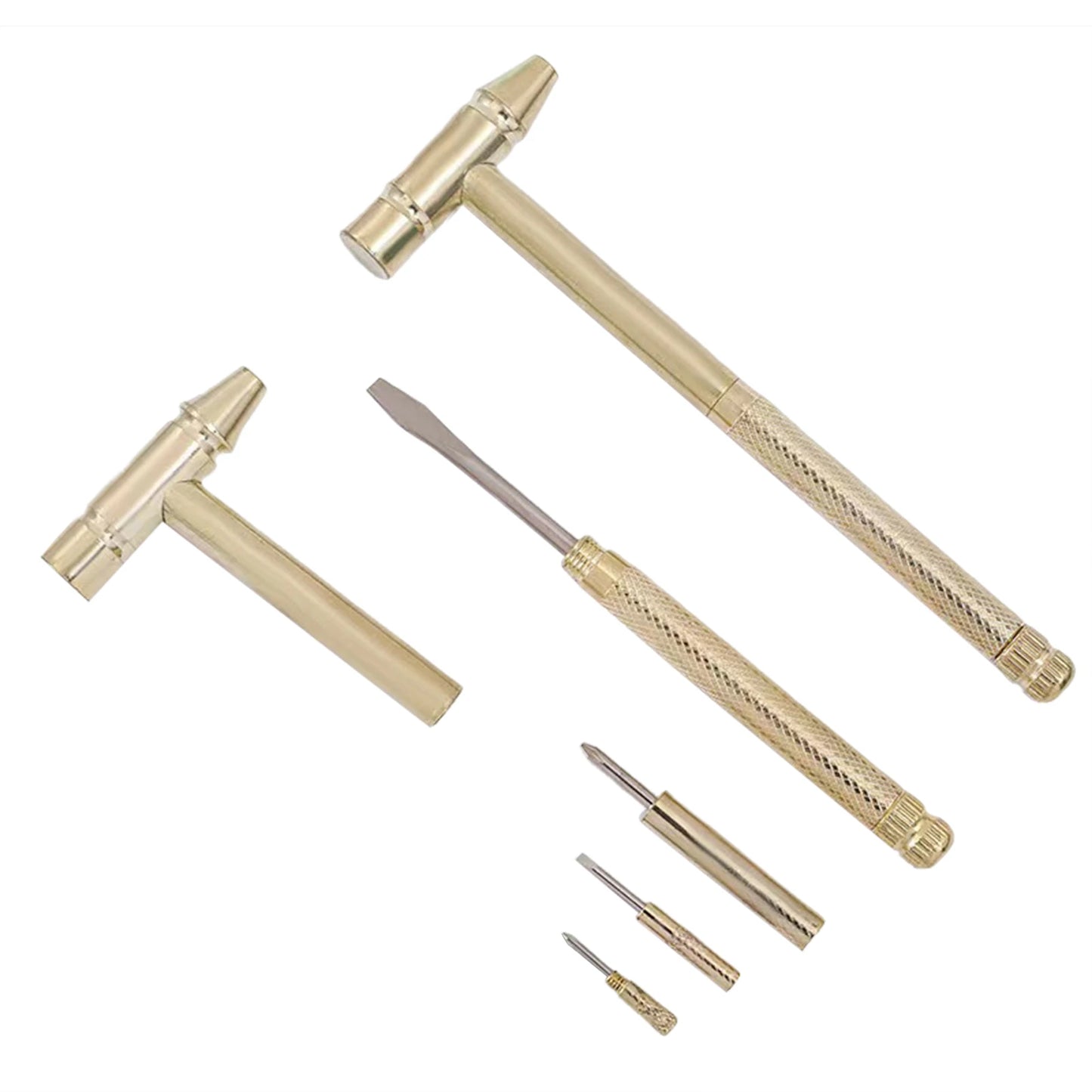 6 In 1 Mini Hammer With Screwdriver Hammer Multifunctional All In 1 Repair Mobile Phone Repair Tool For Electronics DIY Projects Peaceful Pleasures Health and Wellness