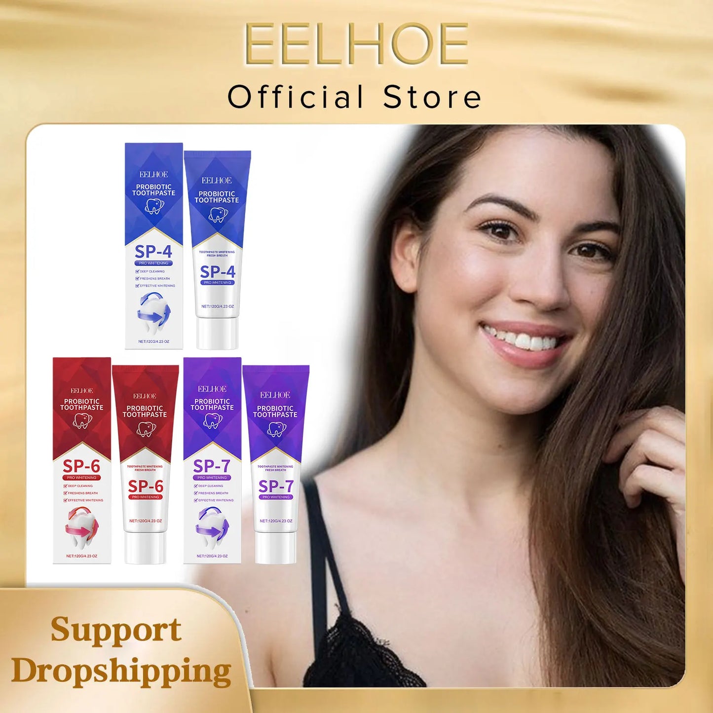 Eelhoe SP-6 Probiotic Whitening Toothpaste 120g | Fresh Breath