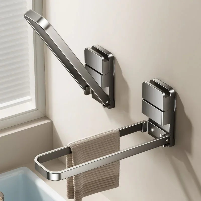 Detachable Towel Rack | Damage-Free, Space-Saving, Moisture-Resistant