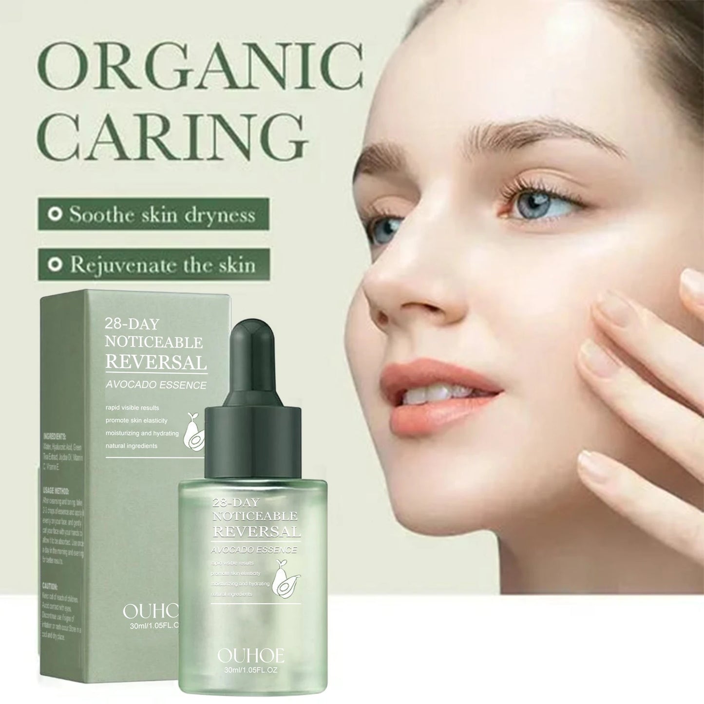 Avocado Anti-Aging Face Serum – Moisturizing & Brightening 30ml