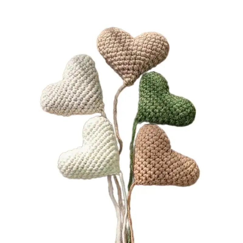 Knitted Heart Baby Photography Props – Newborn Photo Studio Set