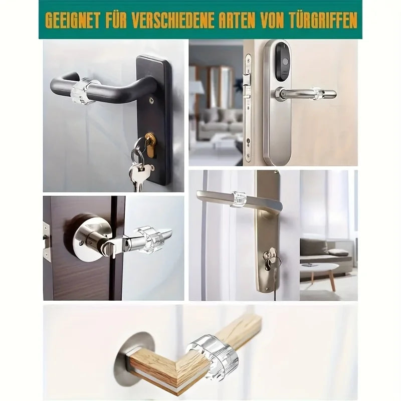 Door Handle Wall Silent Anti-collision Pad Cabinet Lock Silencer