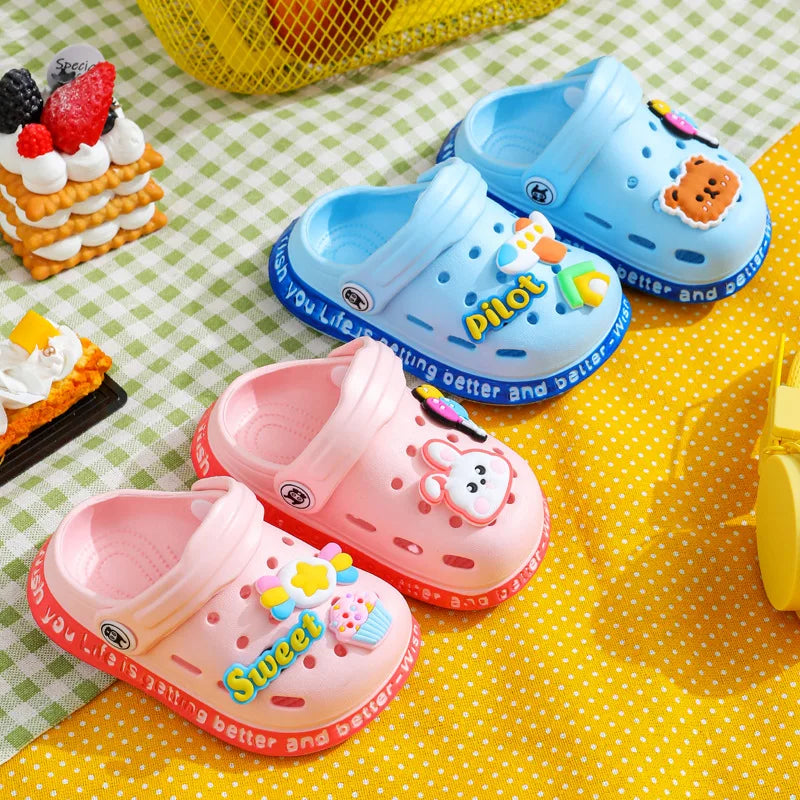 Kids Garden Clogs Sandals | Lightweight Slip-On Mules Boys Girls
