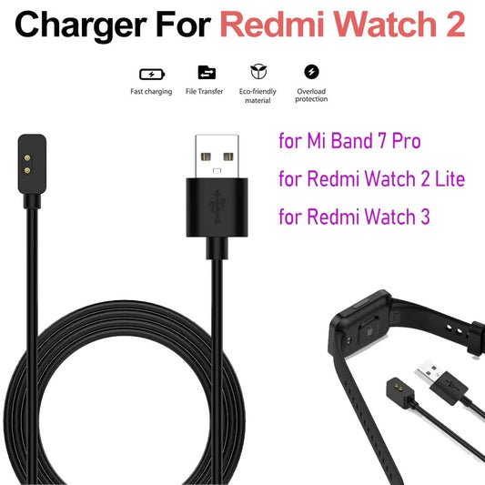 USB Charger For Xiaomi Mi Band 7 Pro/Redmi Watch 2 Charging Cable Stand For Redmi Watch 2 lite/Mi Band 7 Pro Charger Peaceful Pleasures Health and Wellness
