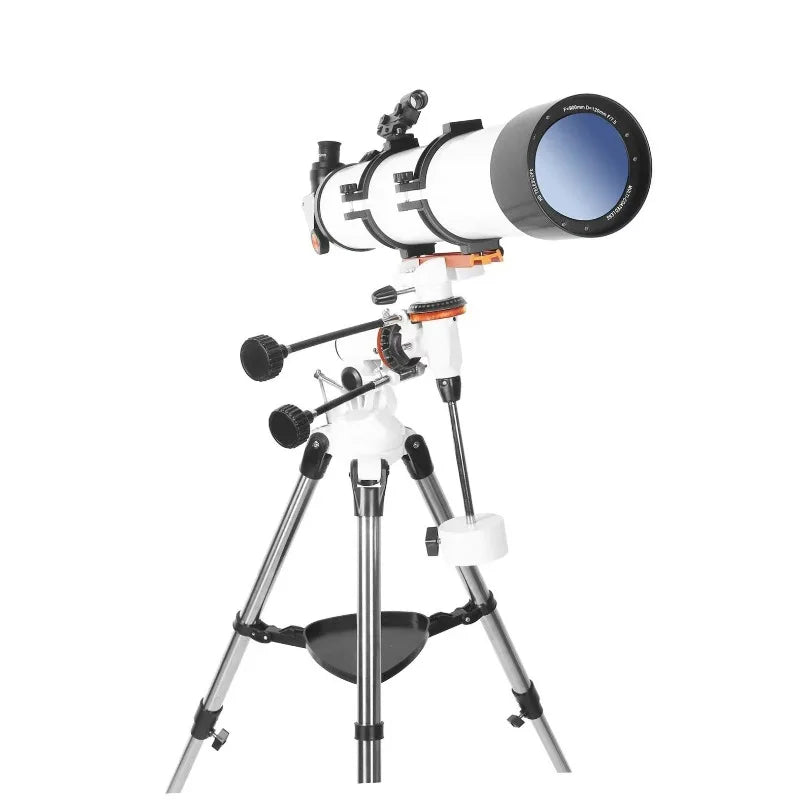 120900 Astronomical Telescope Large Aperture Equatorial Refracting Outdoor High Magnification HD Professional Stargazing Moon Peaceful Pleasures Health and Wellness