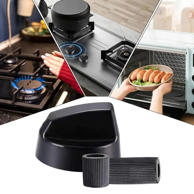 4 Sets Stove Top Control Knobs Univer-sal Thermostat Stove Button Knobs Accessories For Home Kitchen Cookers Knobs & Adapters Peaceful Pleasures Health and Wellness