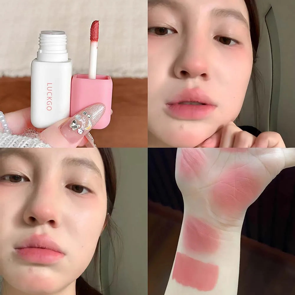 9-Color Matte Velvet Lip Tint | Korean Moisturizing Lip Glaze