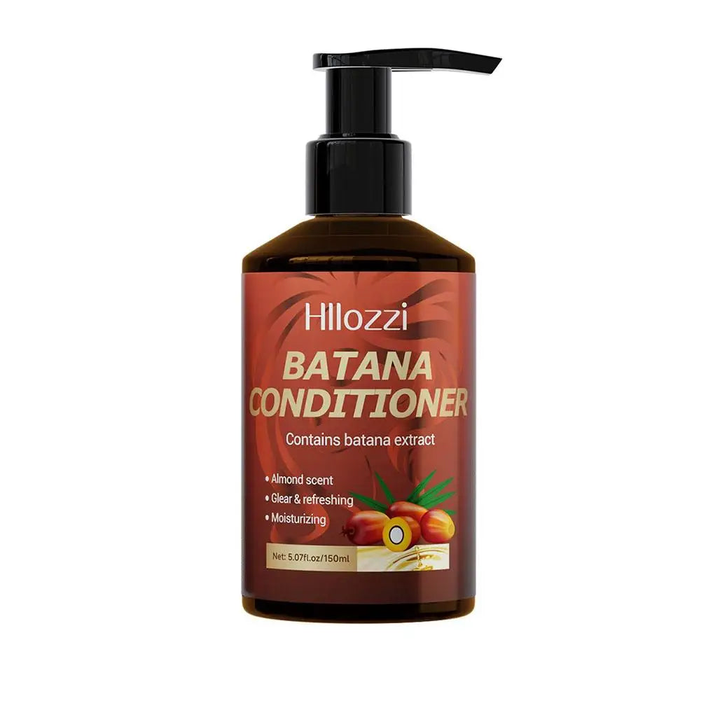 Batana Strengthening Hair Shampoo Conditioner Anti Frizzy Moisturizing Scalp Soften Hair Smoothing Repair Damaged Hair Care Set Peaceful Pleasures Health and Wellness Conditioner