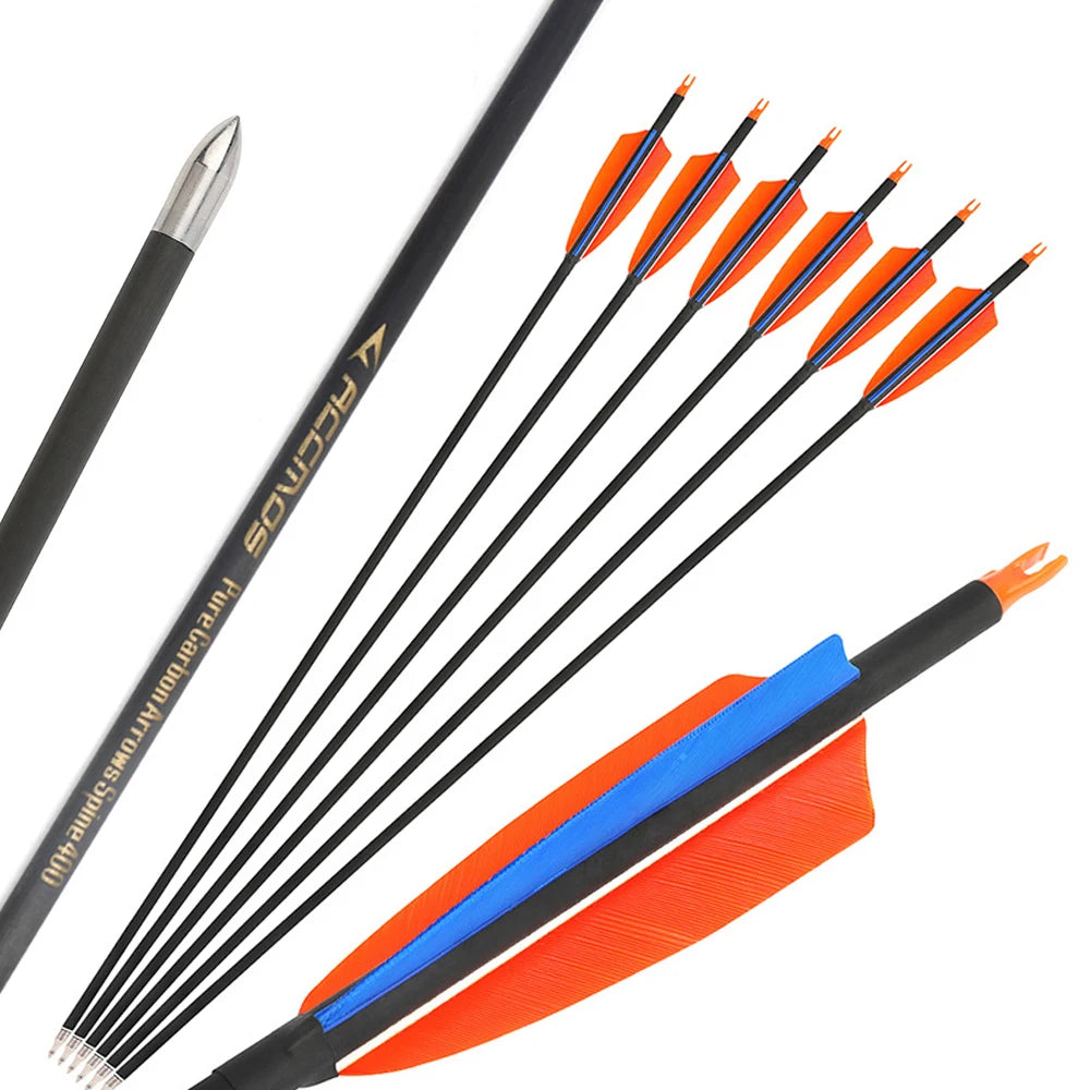 6 12 Pure Carbon Arrow Spine 600 700 800 900 1000 1100 1300 1500